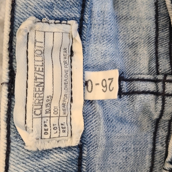 * SOLD * Size 26 CURRENT/ELLIOTT acid wash skinny jeans - Picture 5 of 6